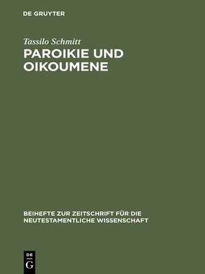 cover image of Paroikie und Oikoumene